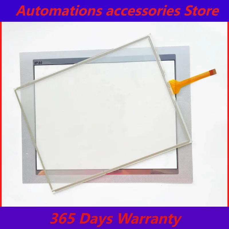 New XP80-TTA Touch Panel XP80-TTA/AC XP80-TTA/DC Touch Screen Panel Glass Operation Panel  with Overlay Protective Film