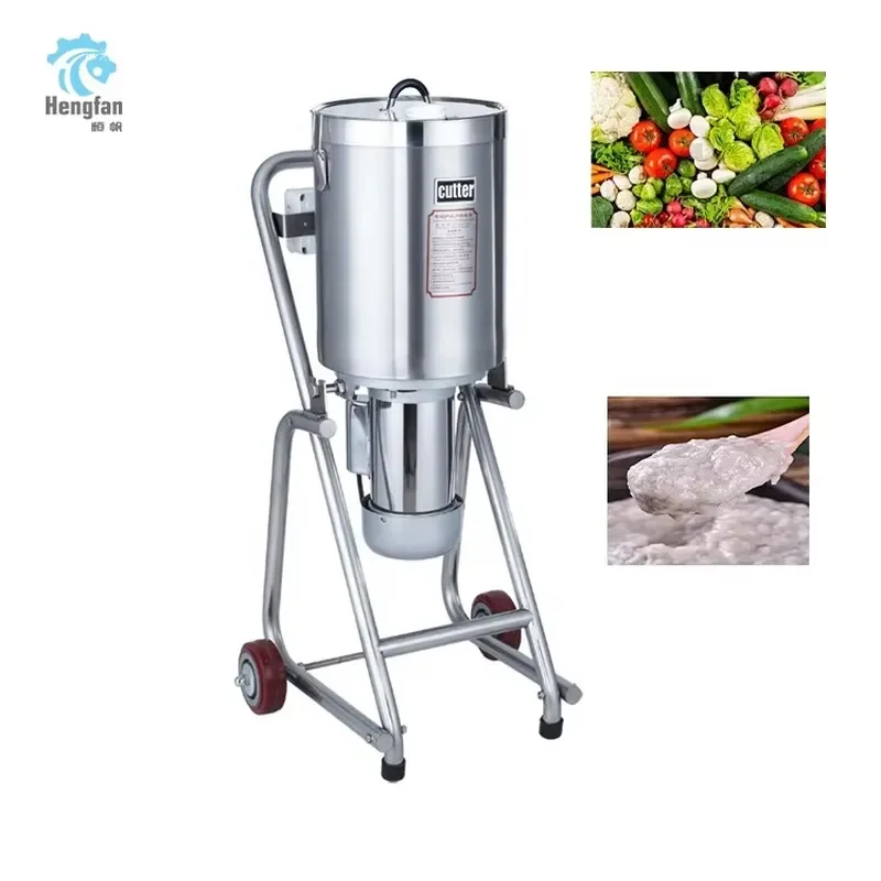 2026 High Performance Commercial Vegetable & Meat Chopper Commercial Food Blender Meat and Vegetable Cutting Machine
