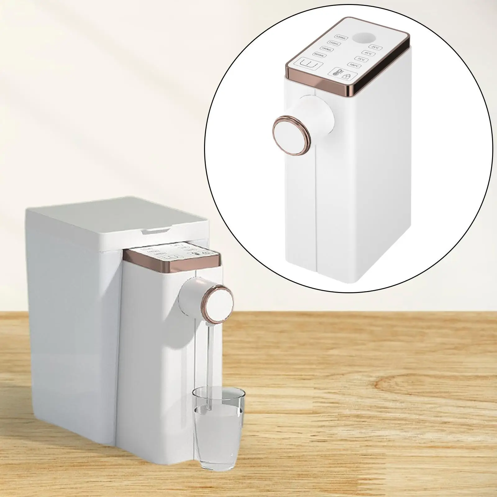 Dispensador de água quente portátil dispensador de água de mesa para escritório de cozinha em casa
