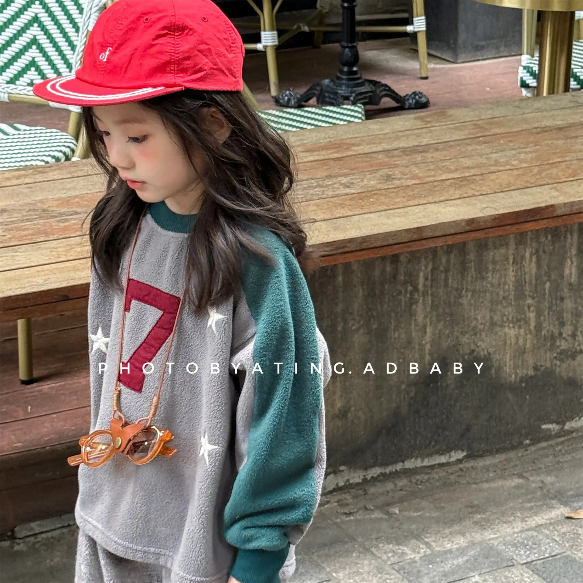 

Детский свитер, осень-зима 2022, корейский двусторонний бархатный свитер для девочек, футболка с длинными рукавами для мальчиков, пуловеры, топы