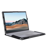 Case Cover for Microsoft Surface Book 3  2 15 Inch, PU Leather 2 in 1 Kickstand Detachable Protective  with Multi-Angle Stand