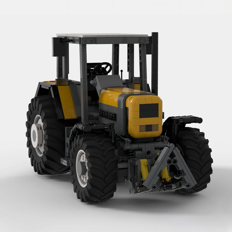 Coche de ingeniería agrícola Renault serie TX, Tractor con Motor de potencia, tecnología MOC, bloques de construcción, camiones, juguetes, modelo, regalo de Navidad para niños