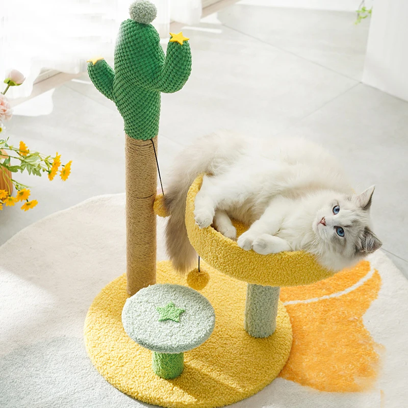 Amazon Bestseller Cat Toy Game House Scraper Tree Factory Cat Tree