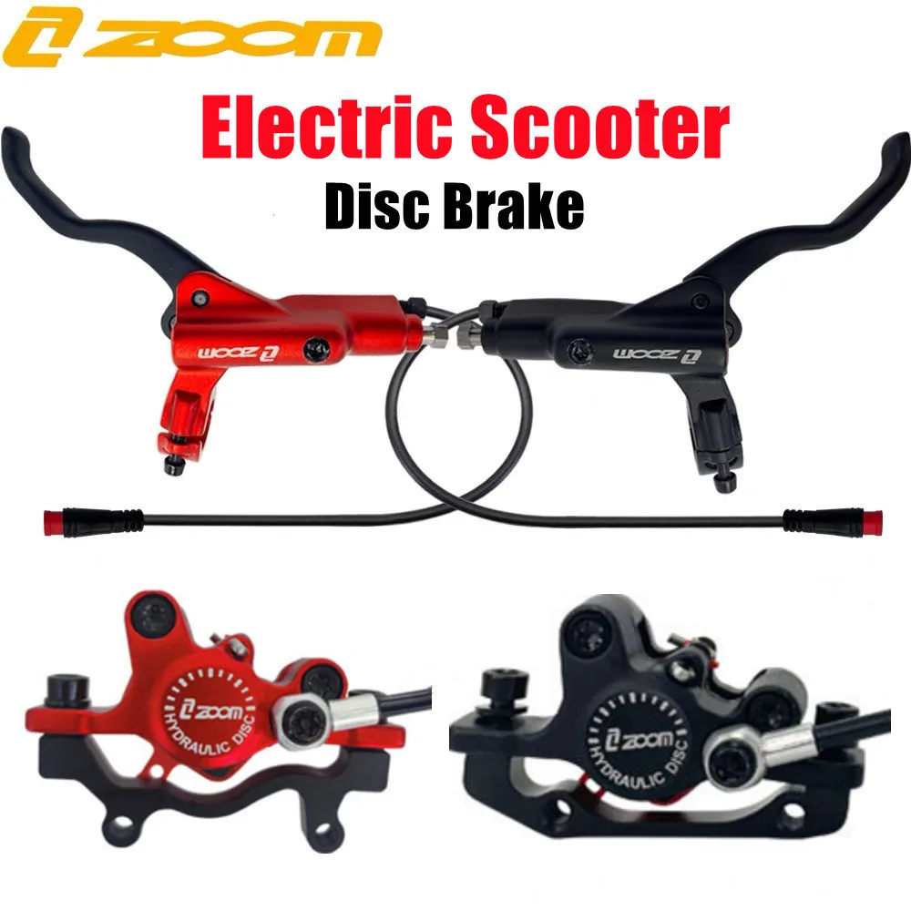 

ZOOM Electric Scooter Hydraulic Disc Brake Set 2100/1200mm E-Bike Power Off Brakes Caliper For Zero 10X 11X KUGOO G Booster / G1