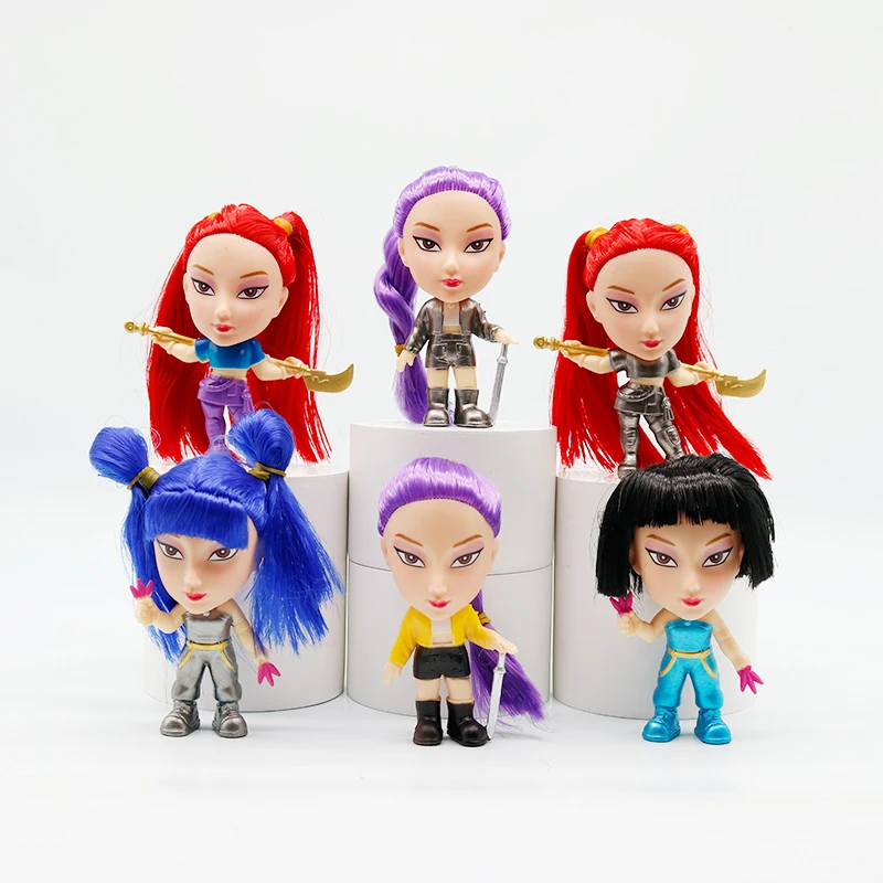 Hot verkocht Set Kpop Demon Hunters Figuur Speelgoed Cartoon Rumi/Mira/Zoey Action Figure PVC Desktop Decoratie Model pop Speelgoed Fans Gift