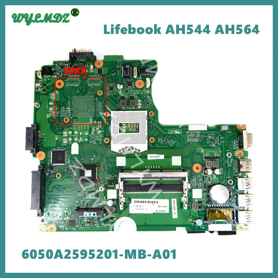 For Fujitsu Lifebook AH544 AH564 Laptop Motherboard N14M-GE-S-A2 GPU CP651860-04 6050A2595201-MB-A01 Mainboard Fully Tested OK