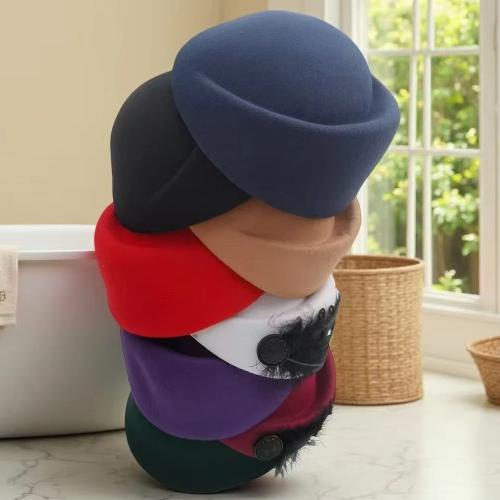 

Beret Caps For Women Free Shipping Cotton Vintage Boina Hat Accessories Beanies Wool Autumn Winter Warm Luxury Fashion 0964