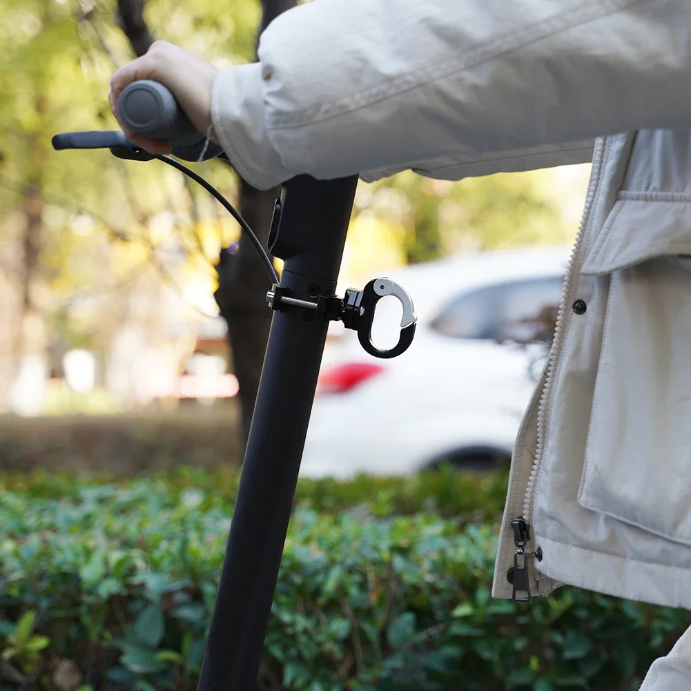 Crochet de support de sac de scooter électrique en alliage d'aluminium, vis l'intensité, adapté pour Xiaomi ata jia M365