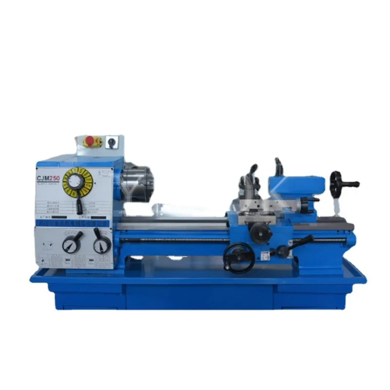 CJM250 Desktop Lathe Precision Small Machinery Metal Processing Lathe Multifunction High Precision Home Woodworking Equipment