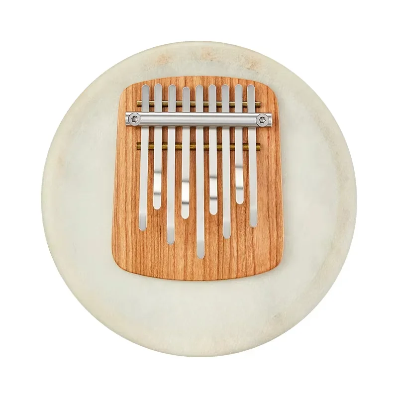 High-quality goatskin wooden 9-key customizable healing thumb piano instrument with warm notes