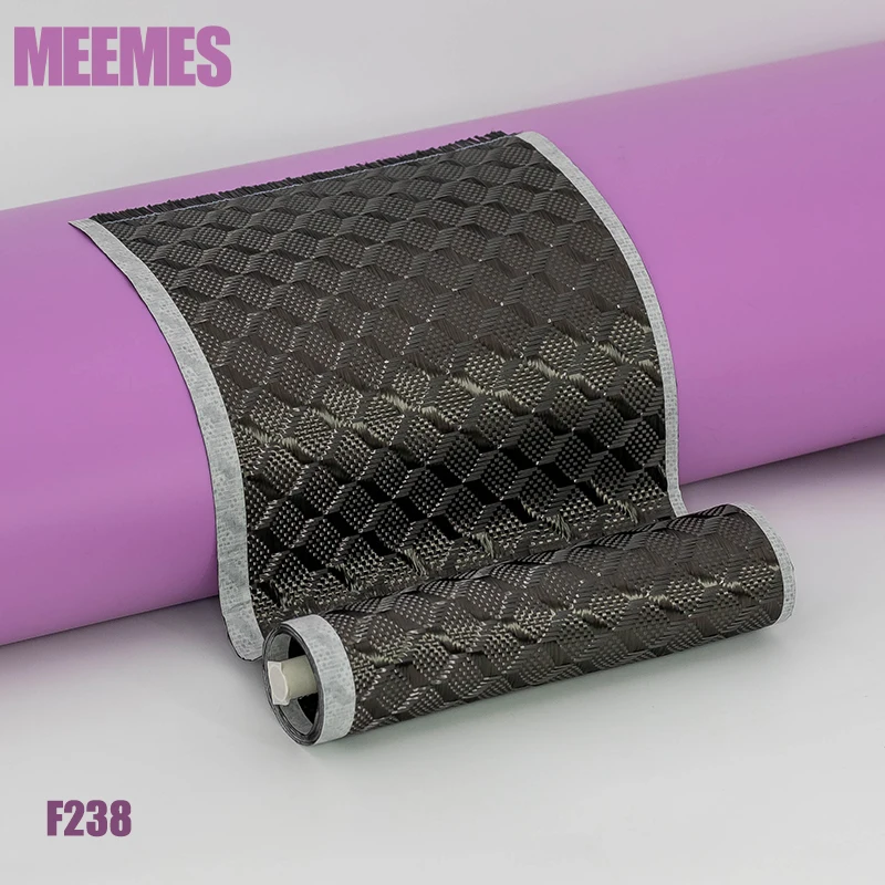 Carbon Fiber Fabric 3D Cube Weave Carbon Fiber Cloth Fibra De Carbono Kevlar Jacquard Lotes Use For DIY