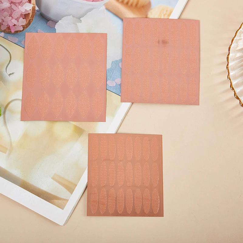 180/240 قطعة غير مرئية الجفن ملصق الدانتيل شرائط رفع العين مع Y شوكة كليب مزدوج شريط لاصق للجفن ملصقات أشرطة العين أدوات #4