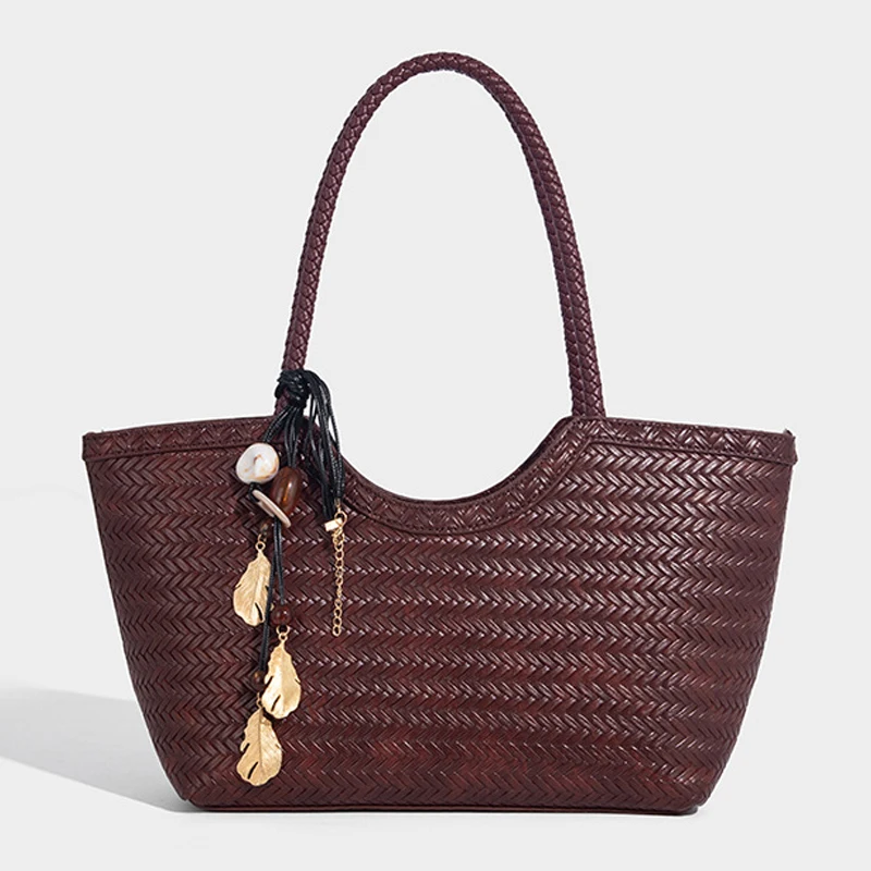 new-women-woven-basket-bag-large-capacity-commute-tote-bag-luxury-high-end-handbag-fashion-daily-shoulder-crossbody-bag