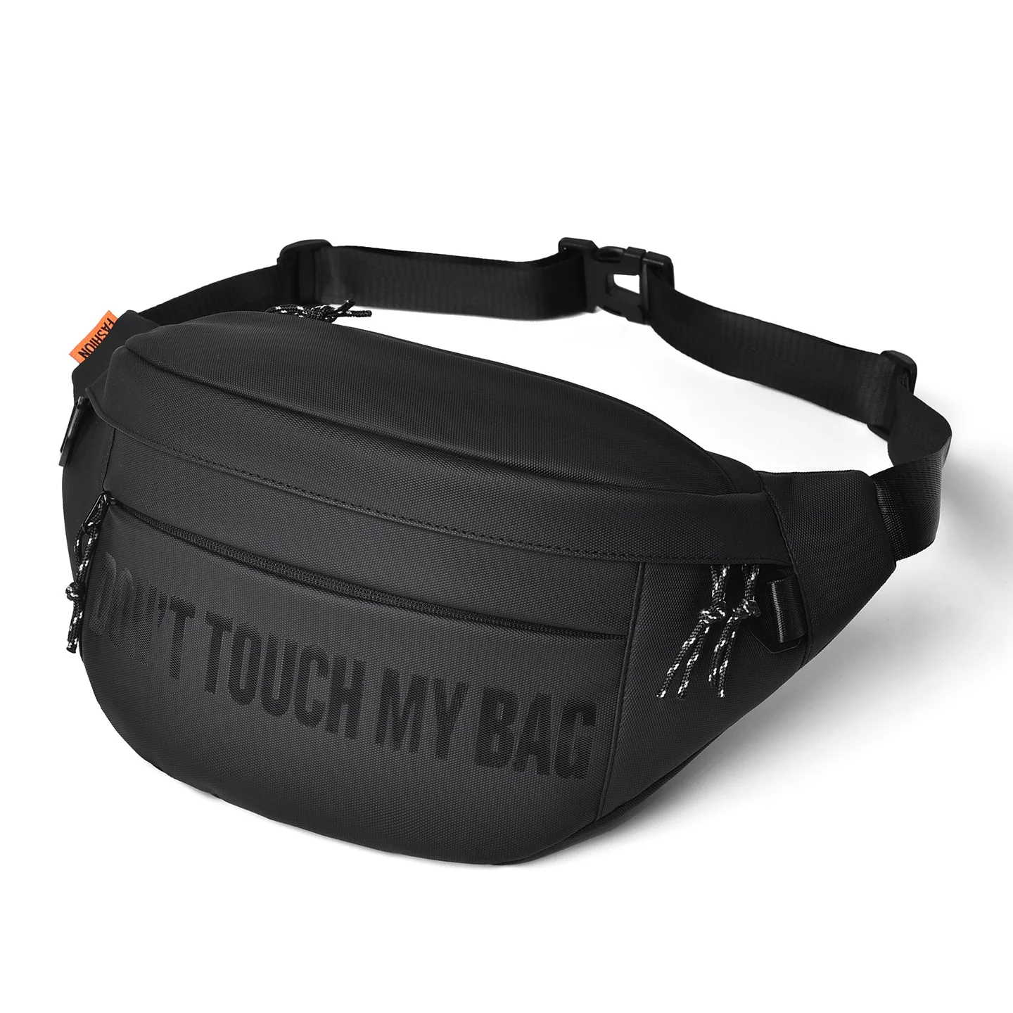 PU leather men's cross-body bag simple waterproof cycling sports multi-function large capacity shoulder bag