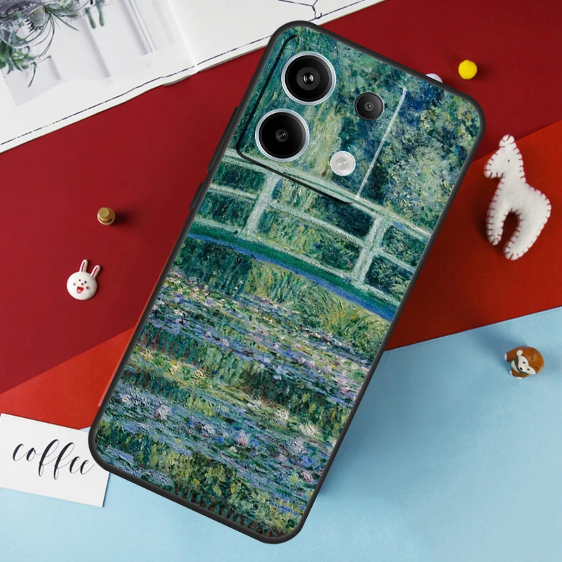 Claude Monet Art Painting Case for Xiaomi Redmi Note 13 12 10 8 9 11 Pro 12S 10S 11S Redmi 13C 10A 10C 9C 12C Cover image 6