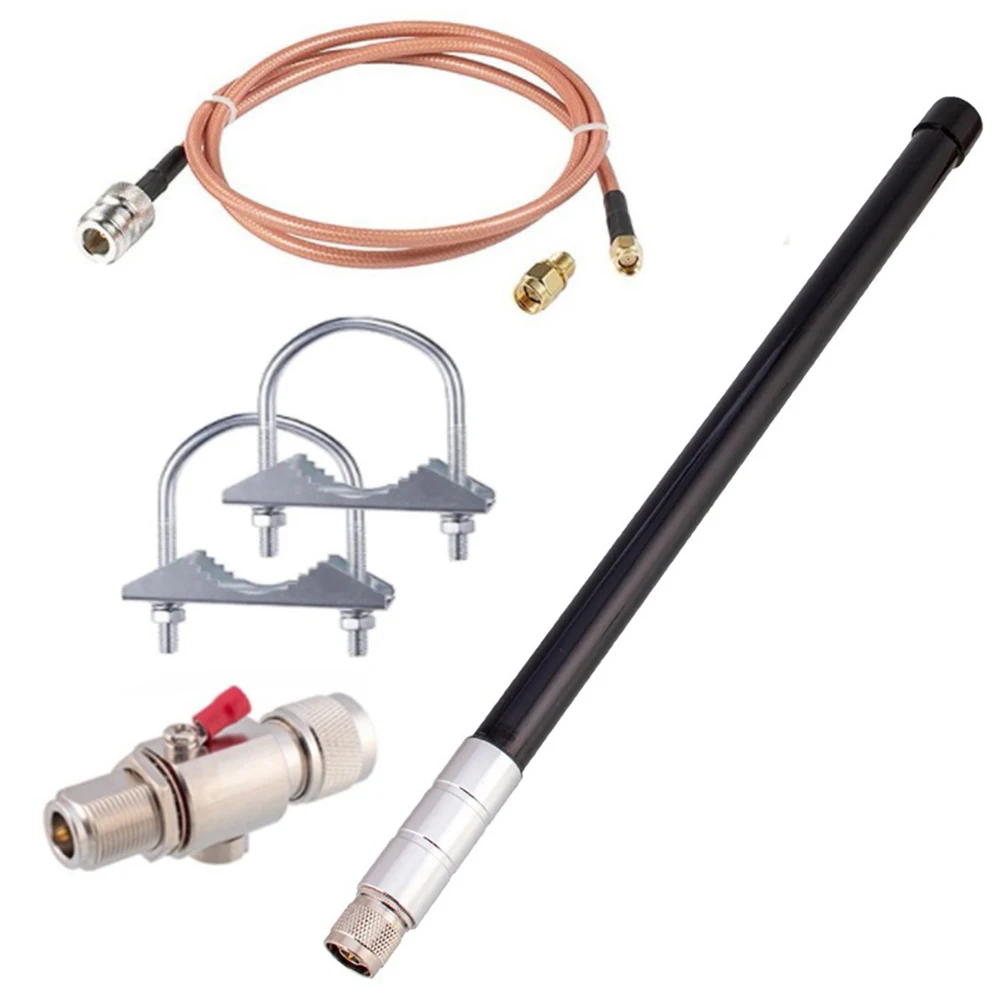 

Omnidirectional Antenna 9 DBi Antenna For Agriculture Monitoring Cable Length 1m Fiberglass Material Impedance 50 Ohms