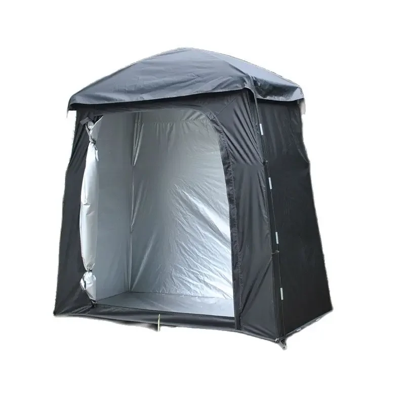 Widening Outdoor Cycling Bike Storage Tent Garden Outside Bicycle Shed Oxford Silver Coated Cloth Portable Ultra-light Easy Take