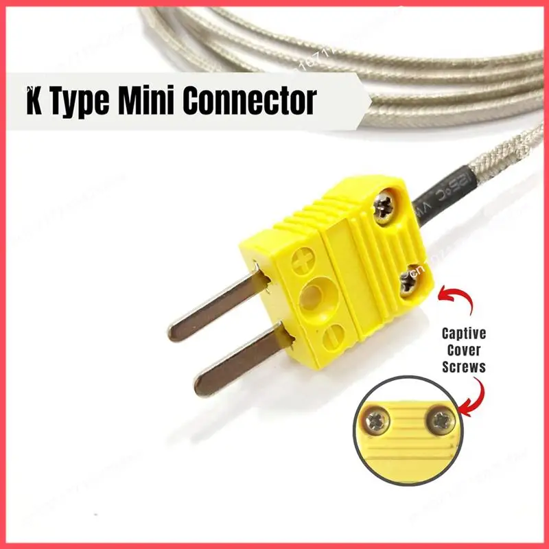 B52C TCE-K02H3-100 Sonda metallica per termocoppia tipo K adatta per forno Sensore termocoppia per strumento di ingresso tipo K