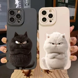 Funny Cool Cat Silicone Tpu Phone Case For Xiaomi Mi 14 13 12 12T 13T 11T 14T Pro 11 Lite 5G NE Poco F6 F5 X5 Pro 4G Soft Cover