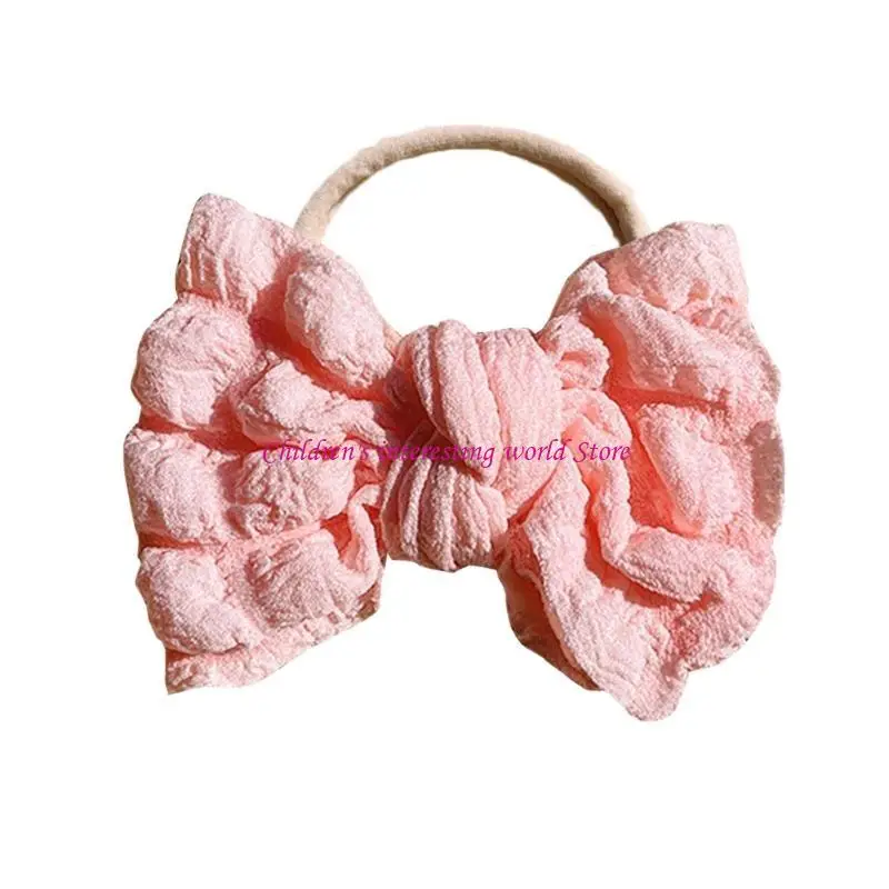 

Sweet Bowknot Hairband Baby Hair Ornaments Infant Girl Headwear Soft Comfortable 425F
