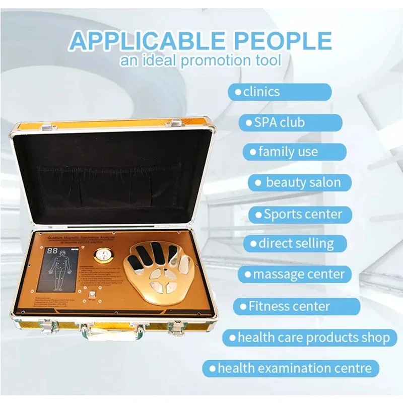 

Smart Hand Touch Quantum Resonance Magnetic Analyzer Wellness Scanner Sub-Health Trace Element Monitor 20+ Language Software