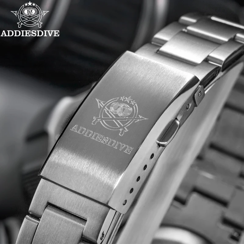 ADDIESDIVE High End Menโs Watch Luxury Sapphire Glass 200M Waterproof Mechanical BGW9 Super Blue Luminous Montre Homme Watches