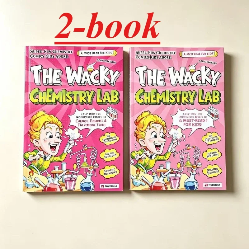 The Wacky Chemistry Lab Kids Science Comic Book Educational Chemistry Periodic Table Learning Book for Boys Girls  English Books