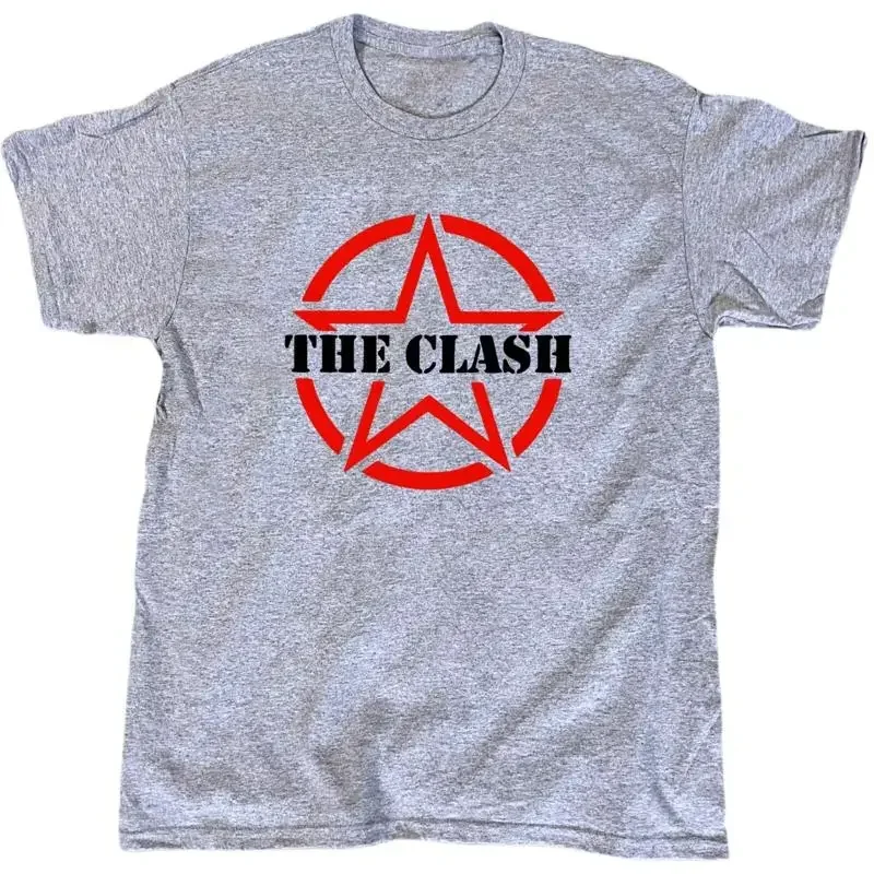 The Clash Mens Rock T Shirt Cotton Music Band