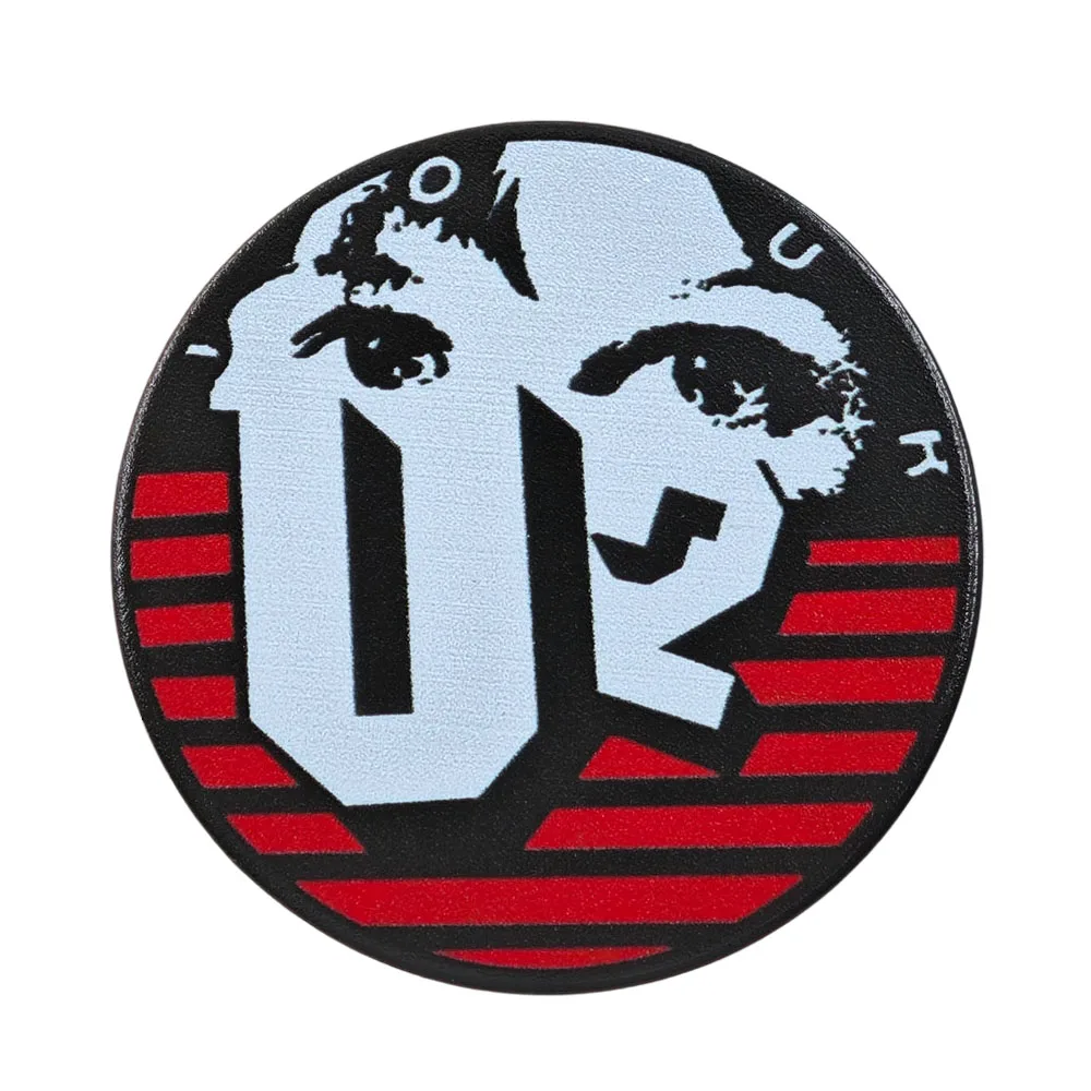 U2-Rockband-Brosche Vintage Tour-Logo Metall-Abzeichen Gesichtssilhouette Emaille-Pin Geschenk für Musikfans – Detail 1
