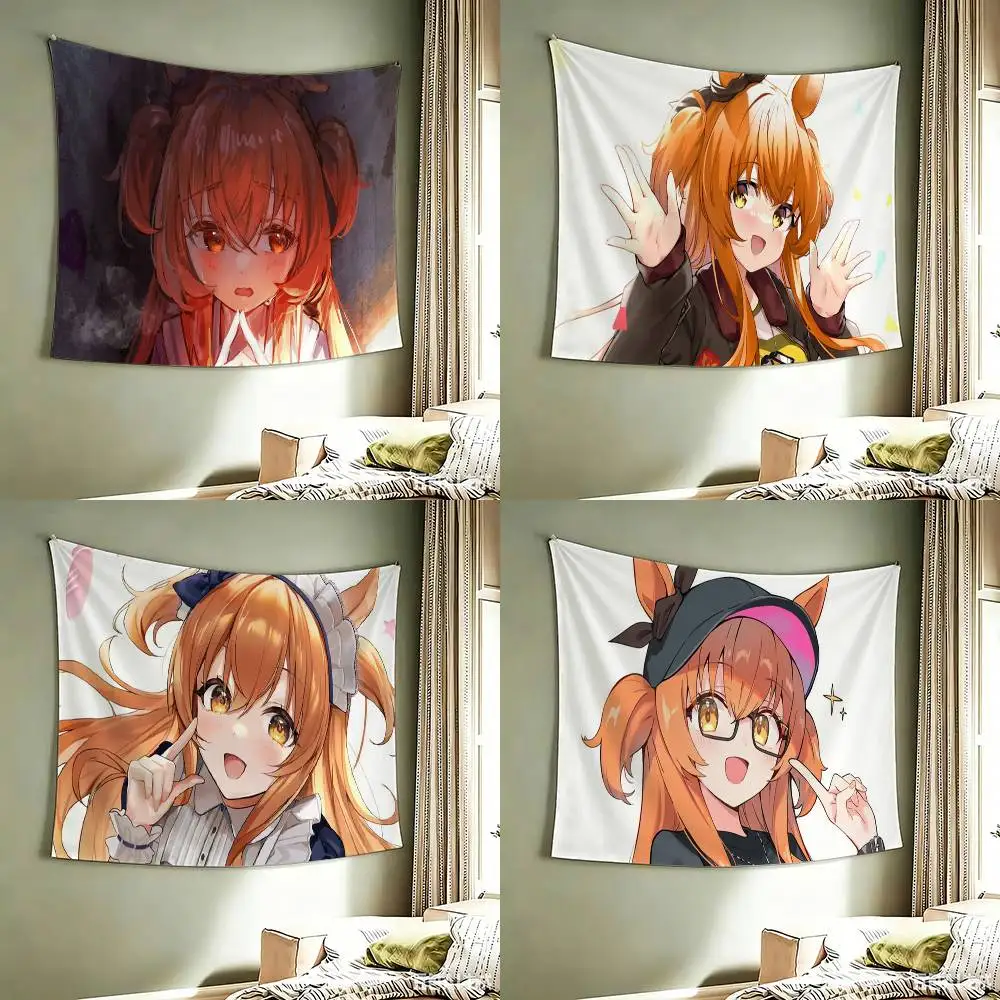 Mayano Top Gun Umamusume  flag Best Price Decoration Outdoor Picnic Party Art Hanging