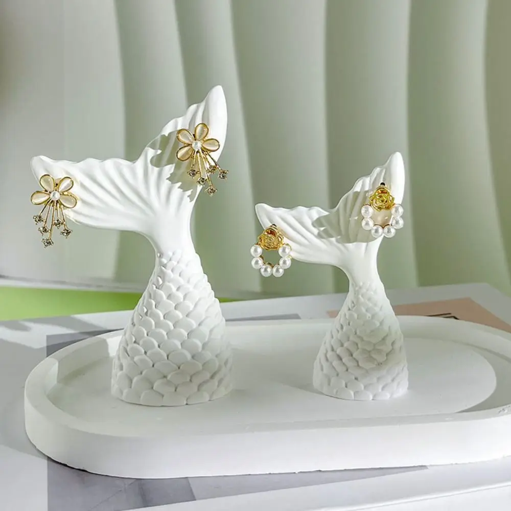 

Браслет, ожерелье, серьги «рыбий хвост», стеллаж для выставки товаров, часы, изысканный гипсовый держатель для сережек, держатель для ювелирных изделий INS