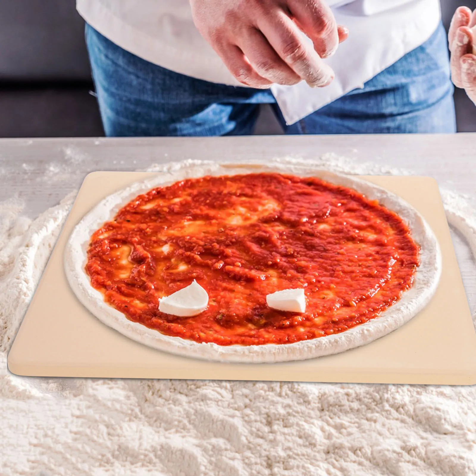 

Cooking Pan Baking Tray Trays Barbecue Homemade Bread Stone Plate Pizza Cordierite for Grill Oven