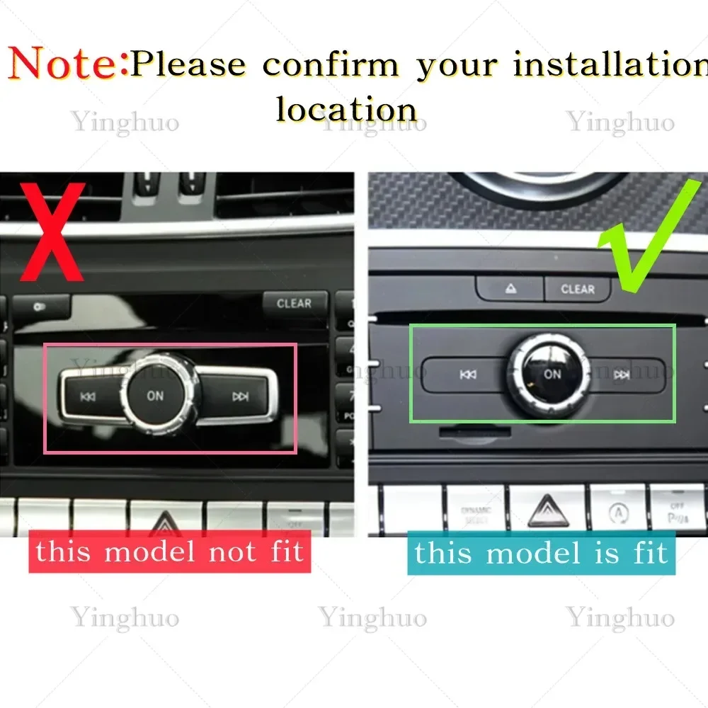 Car Volume Forward Backward ON Buttons Cover sticker Fit For Mercedes Benz A B Class CLA GLA W176 W246 C117 X156