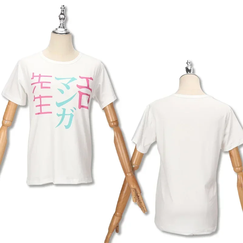 Sn66 Sensei anime Izumi cosplay costumes summer short sleeve casual fancy cartoon tops for grilsw & C @