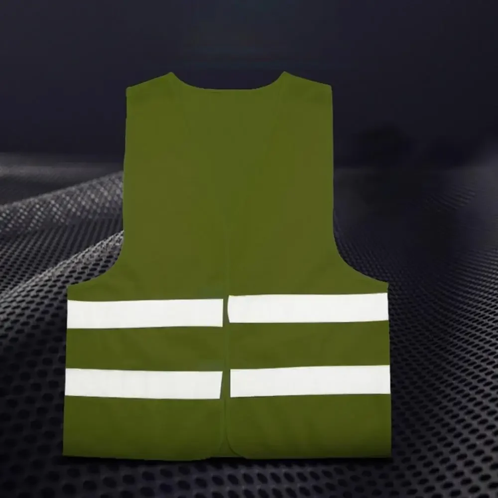 Gilet riflettente gilet di sicurezza per esterni fluorescente ad alta visibilità gilet di sicurezza gilet ventilato