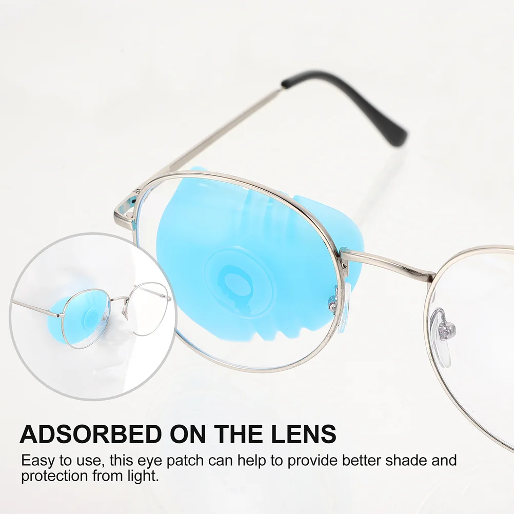 

2Pcs Silicone Amblyopia Cover Professional Eye Patch for Vision Training Small Comfortable Eye Protector for Postoperative Daily