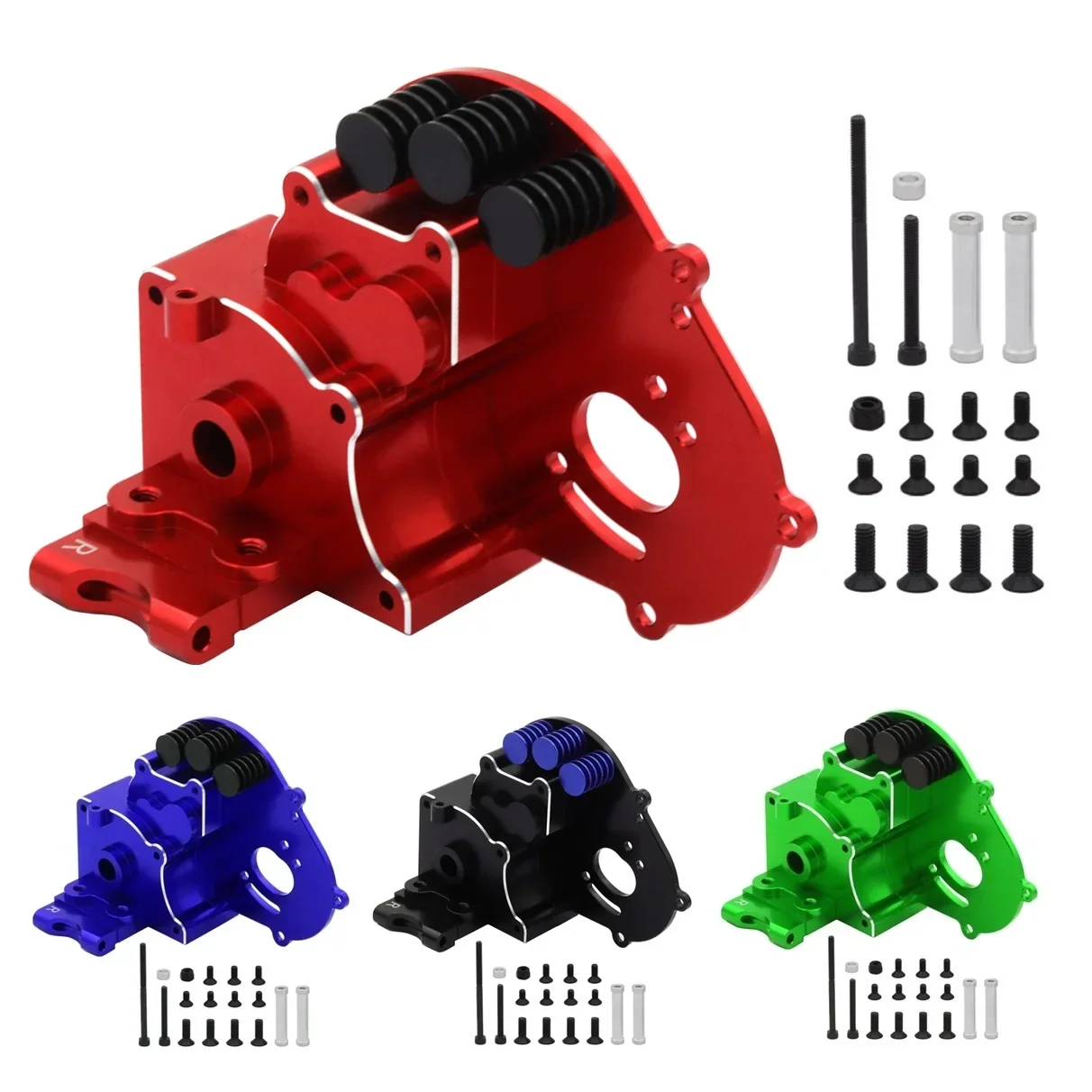 

Metal Transmission Gearbox Gear Box 3691 for 1/10 Traxxas Slash 2WD VXL Rustler Stampede Bandit RC Car Upgrade Parts