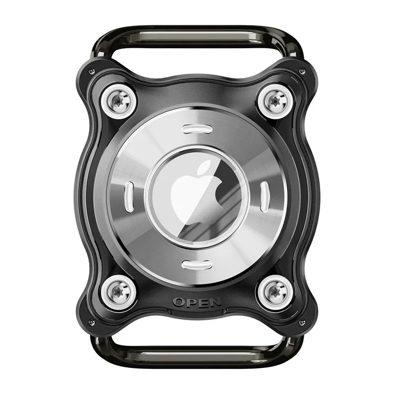 Eayburst AirTag-Halter für Hunde und Katzen, Airtag-Hülle mit Metallschnalle, Aluminiumblech, wasserdichte Abdeckung für Apple Air Tag-Halsband – Detail 11