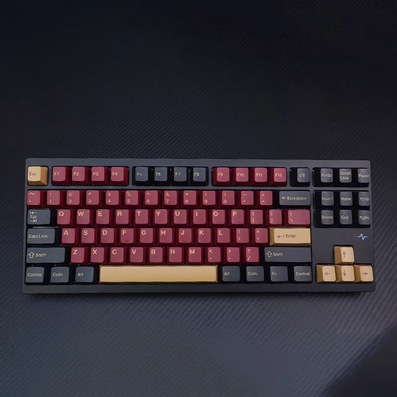 Keycap 174 keys two-color injection molding original factory highly minimalist PBT material full set of mechanical keyboard