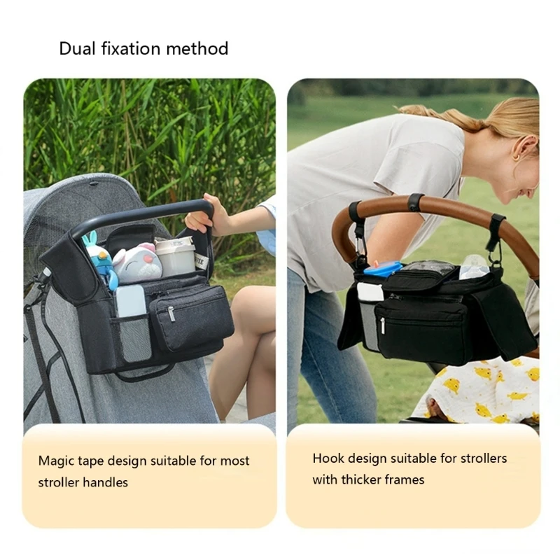 Waterproof Strollers Organizers Tool Quick Installation Anti Shake