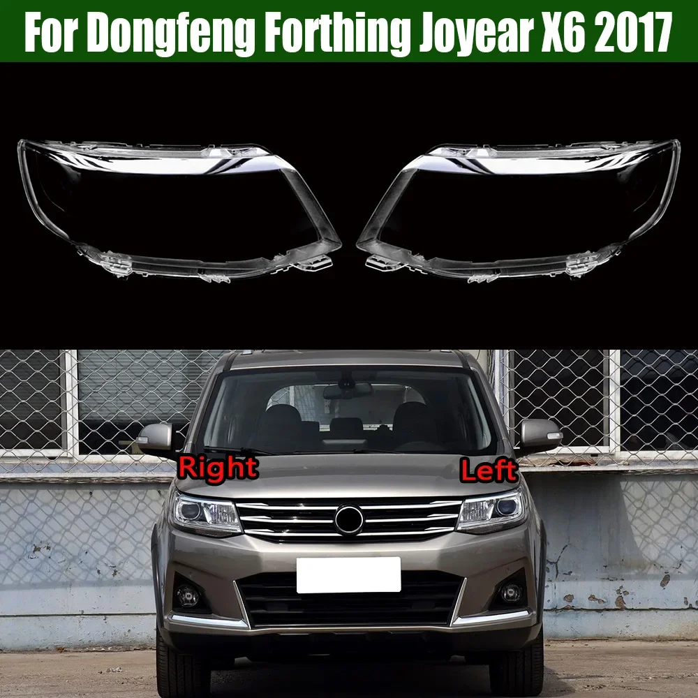 

For Dongfeng Forthing Joyear X6 2017 Car Front Headlight Lens Cover Auto Headlamps Lampcover Transparent Lampshades Lamp Shell