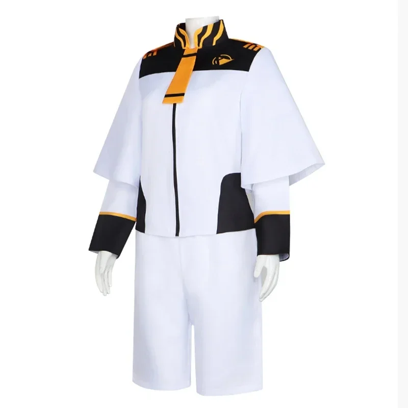 بدلة أنيمي المتنقلة جاندام: الساحرة من ميركوري سوليتا ميورين ريمبران أزياء تنكرية للنساء البالغات معطف شورت بدلة الهالوين