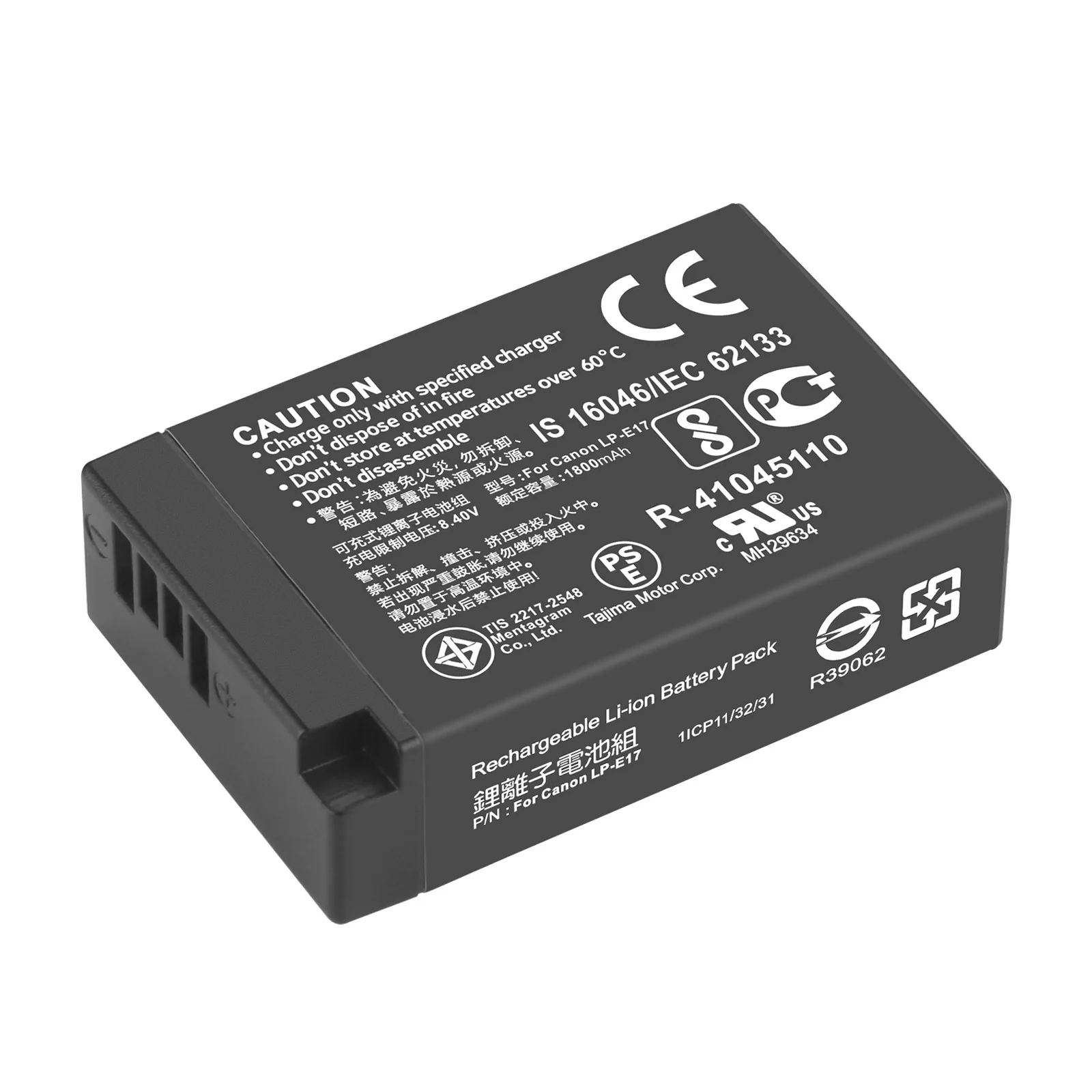 1800mAh LP-E17 LPE17 LP E17 Type-c Charging Battery for Canon EOS RP 200 250D M3 M5 M6 750D 760D T6i T6s 800D 8000D 77D Kiss X8i