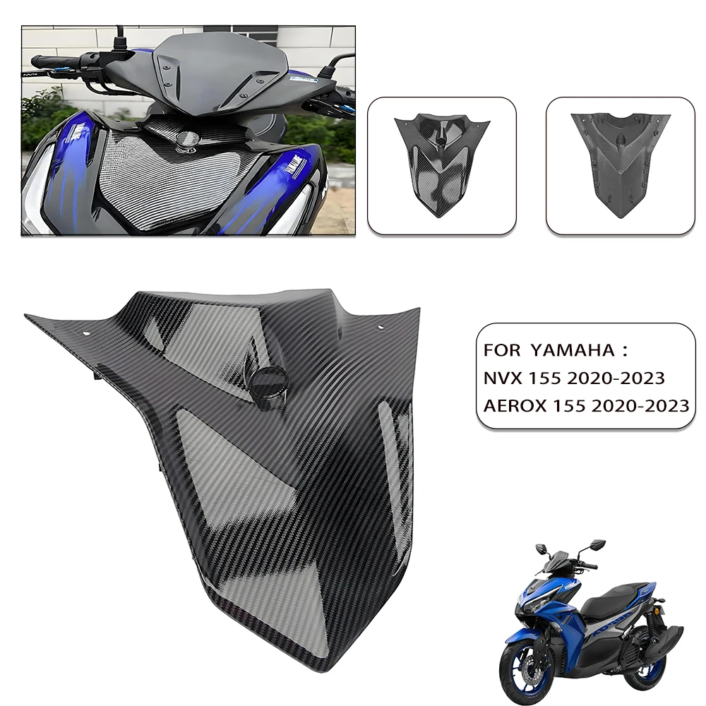 Suitable for Yamaha NVX155 2020-2024 Motorcycle Modified Hydrographic Front Panel Cover with Fiber Texture to Enhance Appearance