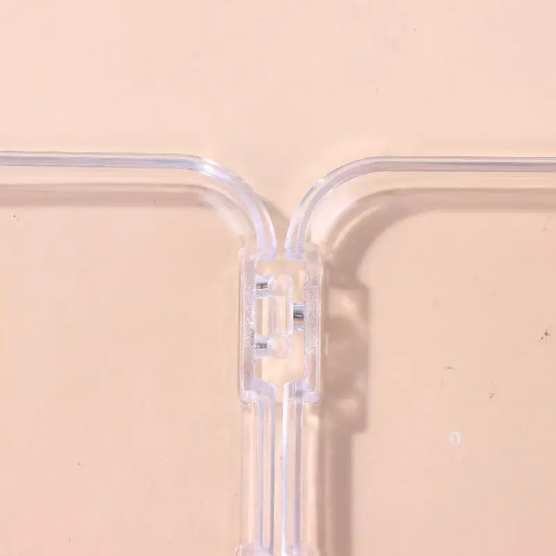 10/20 قطعة الصحافة على مسمار تخزين صناديق أكريليك البلاستيك الشفاف واضح مسمار صناديق مجوهرات تخزين أداة الملحقات #1