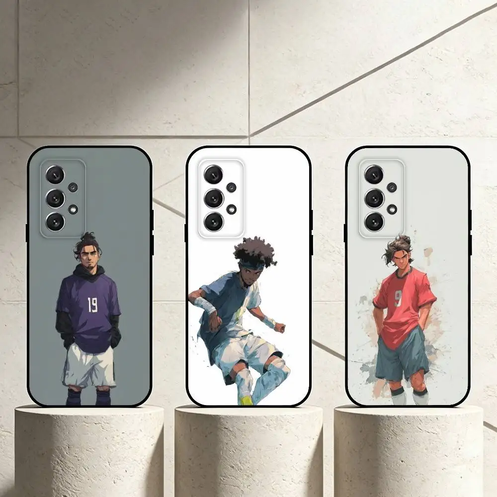 F-football Phone Case For Samsung S25,24,23,22,30,21,10,9,Ultra,Plus,Lite Soft Black Case
