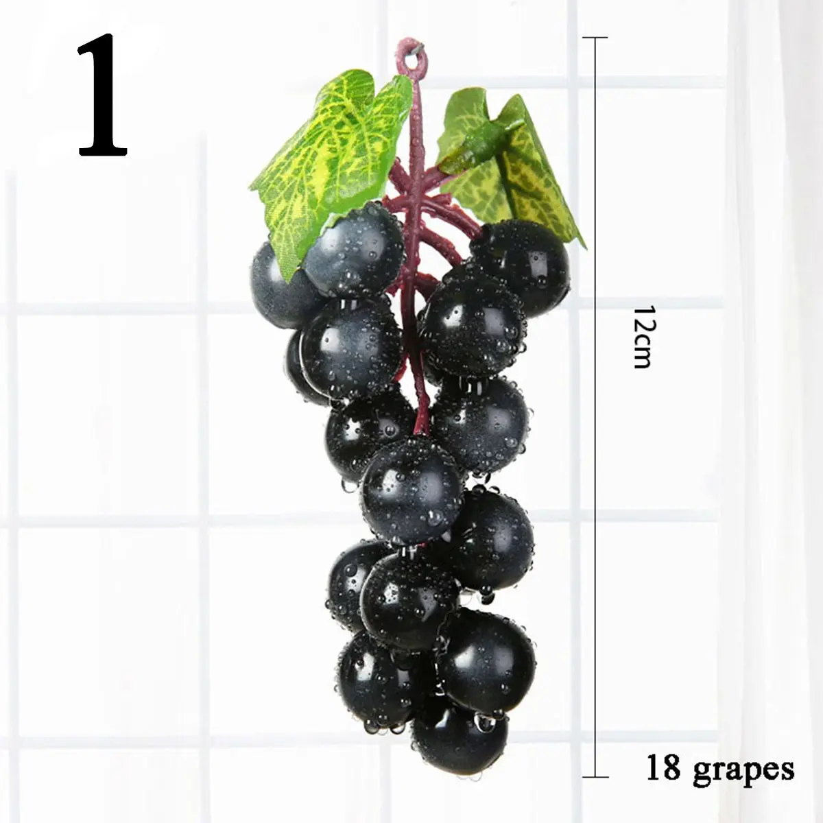 Fake Party Decorative Lifelike Plastic Home Decor Grapes Simulation Artificial Fruit
