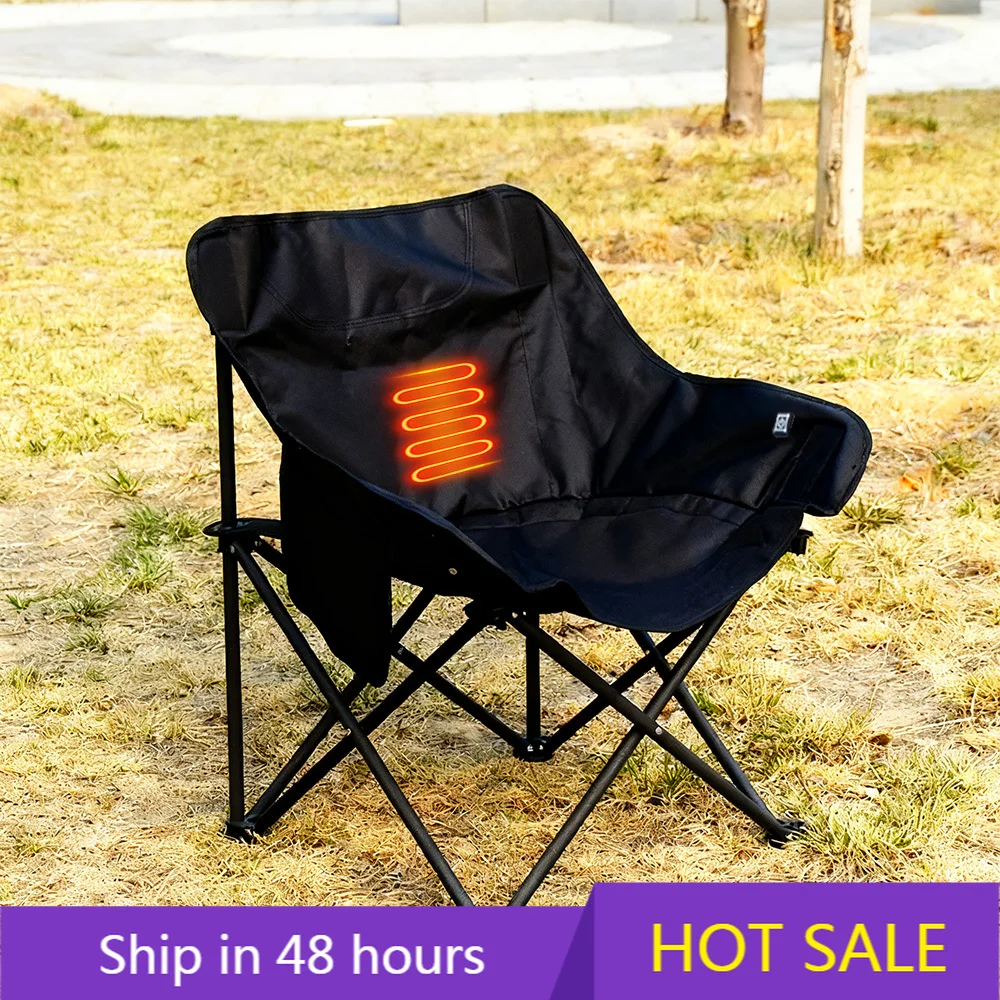 

YTYIN Wholesale Heated Abrasion-Resistant Folding Chairs Portable Electric Picnic Chair Overheat Protection Thermal Camping Chai