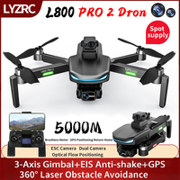 LYZRC Dron L800 Pro2 Professional Drone 3-axis anti-shake Brushless 8K Dual Camera Obstacle Avoidance GPS 5G FPV Quadcopter Toys