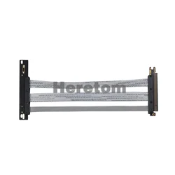 PCIe 4.0 x16 Riser Cable ,High-Speed Flexible Graphics Card Extension PCI Express Gen 4 GPU Cable 90 /180 Degree